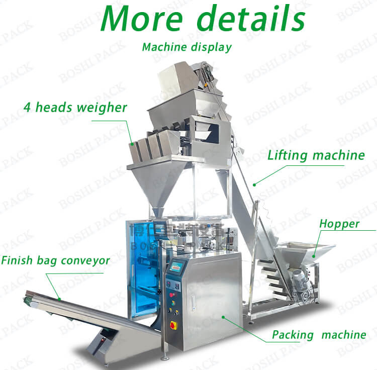 Automatic Washing Powder Pouch Packing Machine With Wrapping Labeling Sealing
