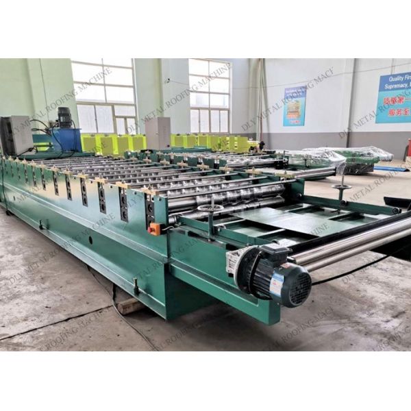Hydraulic 5.5kw Corrugated Iron Making Machine 50HZ Glazed Tile Forming Equipment