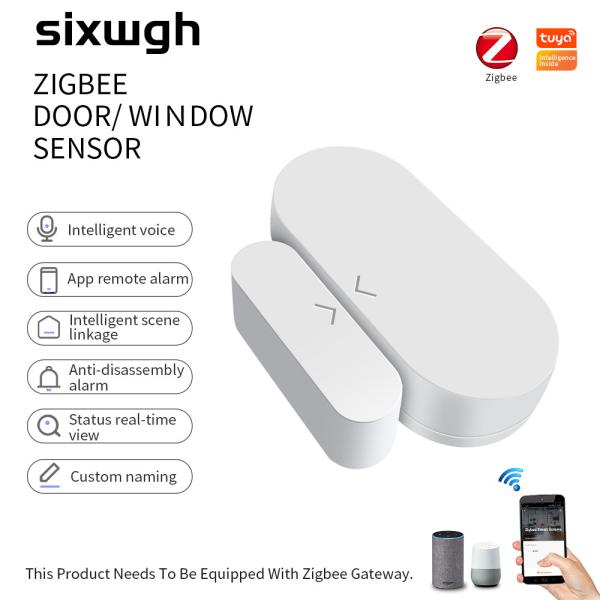 Cheap Graffiti Smart Alarm Sensor Door Magnetic ZigBee Intelligent Wireless Door Window Sensors for sale