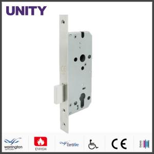 China CE Mark Mortice Door Lock Deadlock EN12209 Satin Stainless Steel on sale