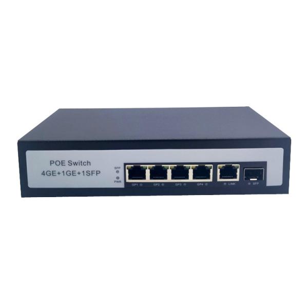 Cheap Poe Full Gigabit Optical Fiber Switch 1 - Optical 5 - Electric for sale