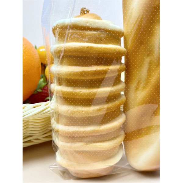 Customized Recyclable Vegetable Bread Bag Breathable Micro Perforated Bag for Fresh Food