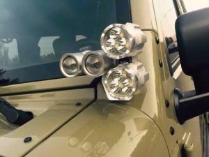 Quality Jeep Jk Wrangler & Ford F150 A-Pillar LED Lights Color: Silver & Black wholesale