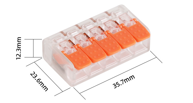 40amp Spring Splicing Pa66 Quick Wire Connectors