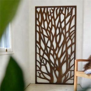 China Wall Art Metal Outdoor Privacy Screen Panels Garden Decorative on sale