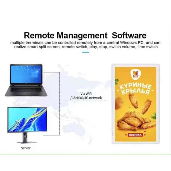 OLED Digital Wall Display with DDR3 4GB Memory for Semi-Outdoor Advertising