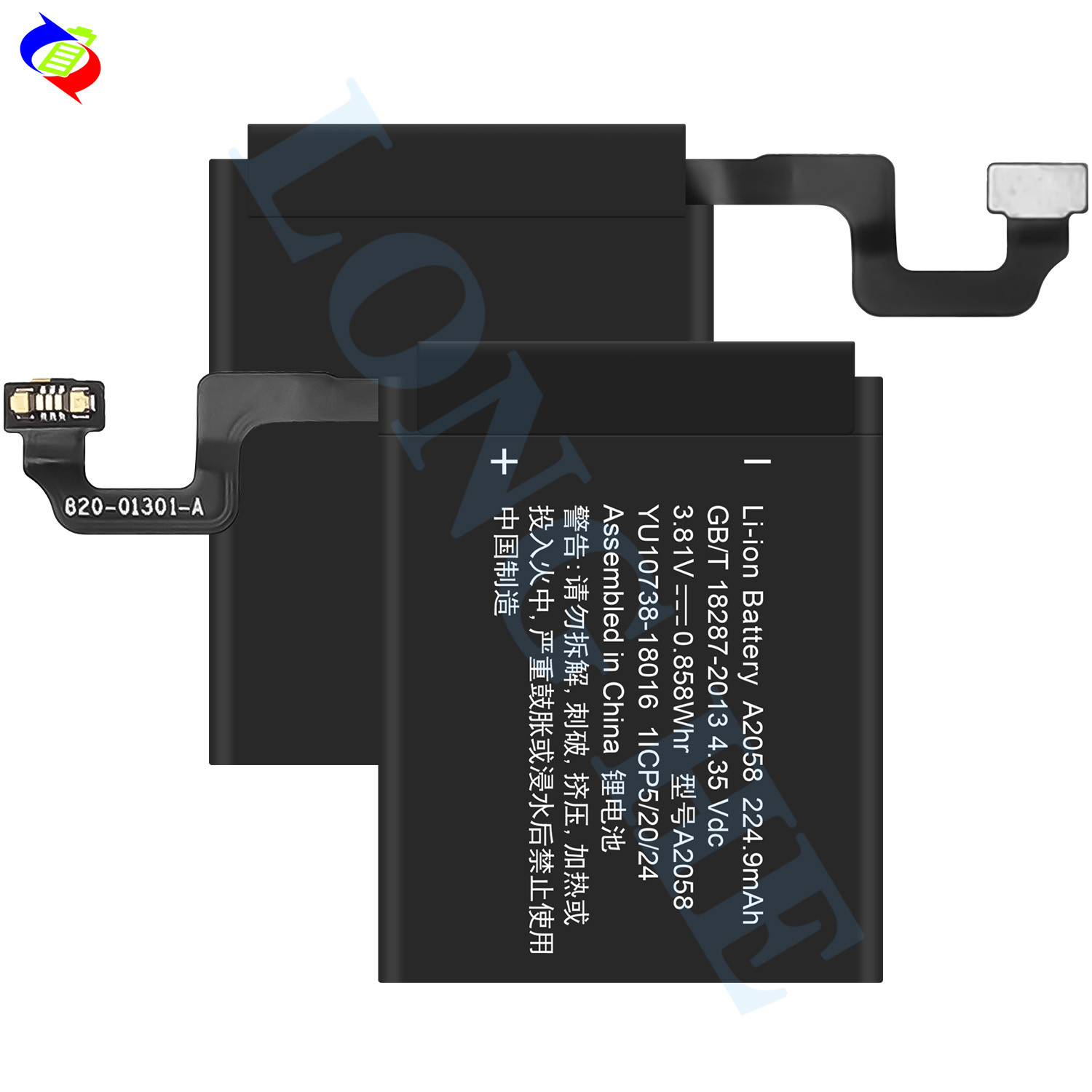 Superior Quality OEM Smart Watch Battery A2058 For Apple Watch Series 4 40mm Battery