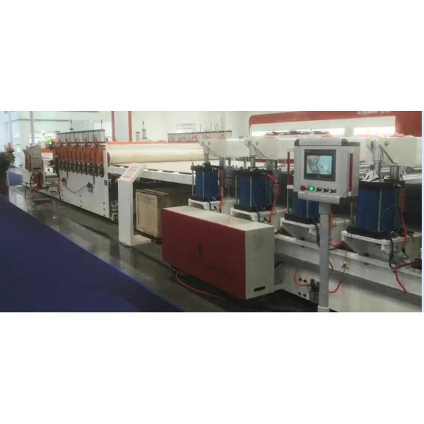 Shenzhen HYPET 1220mm Width Plastic PVC Foam Board Extrusion Production Line PVC WPC Foam Board Panel Making Machine