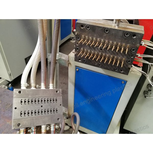 Injection Mold Put In Nylon Thermal Barrier Strip Extruding Machine