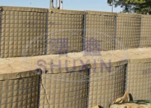 China Deep Welding Galvanized Hesco Bastion Barrier Mil5 Perimeter Security Wall Shooting Range on sale