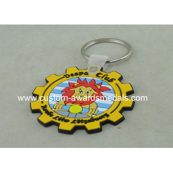 Personalized 2D Soft PVC Keychain Custom Key Chains With Plastic Material
