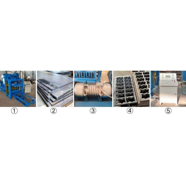 Fully Automatic Hollow Solid Concrete Brick Machine Directly from 4000*3500*2300 mm