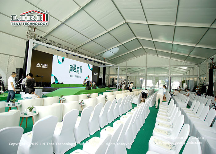 12m Clear Span Outdoor Event Tents With PVC Roof Cover Sidewalls