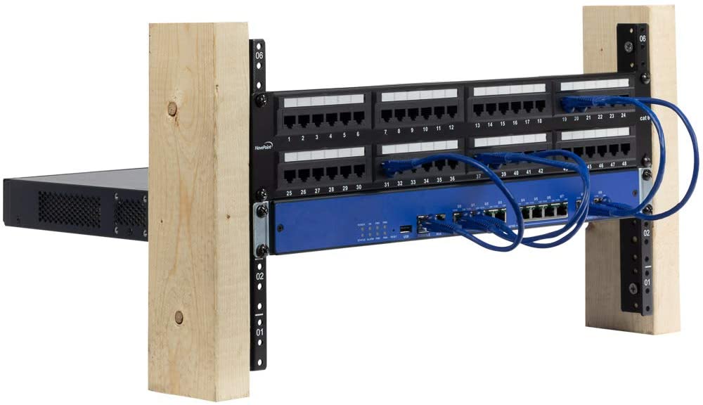 Fixed Universal Rack Tray Vented Shelves 1U Black for OEM Servers