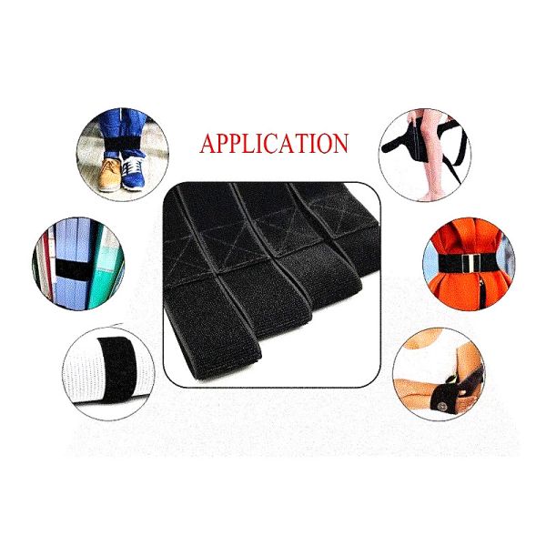 50mm 25m/Roll Hook And Loop Nylon Cable Wire Ties Strap SGS