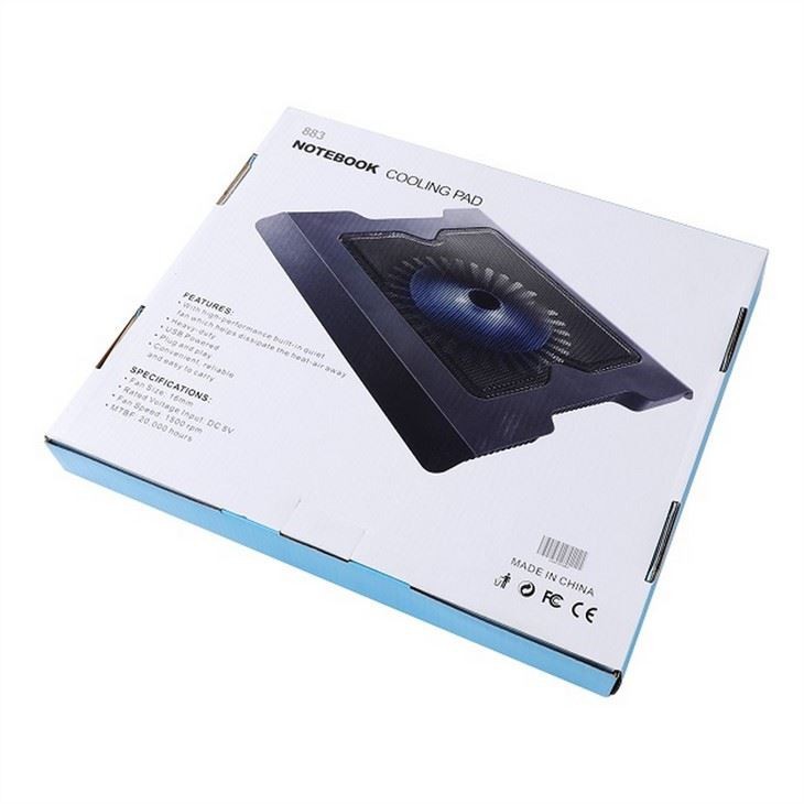 ETEK Laptop Cooling Pad- 14CM Ventilation Laptop Cooling Tray Fan Notebook Partner Accessories