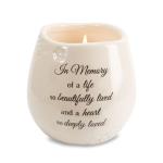 Custom Modern Ceramic Candle Jar Letterpress Printing With Lid