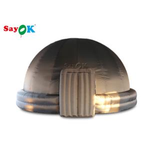 Quality Black Inflatable Planetarium For Schools Education / Digital Mobile Planetarium wholesale