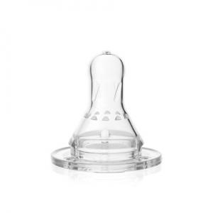 China Classic Transparent Baby Silicone Nipple Phthalates Free on sale