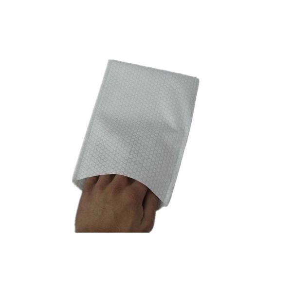 Factory price for the nonwoven waterproof soapy dry paper washing gloves for healthy cleaning