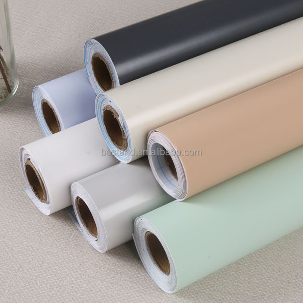 Green Self Adhesive Matt Foil Film Kitchen Cabinet Wallpaper Sticker Peel Off