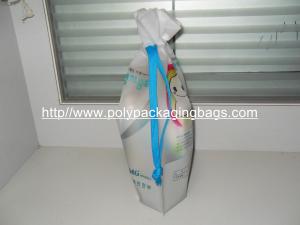 Quality Personalized CPE / LDPE Drawstring Plastic Bags For Girls Underwear / Bra / Bikini / Vest wholesale