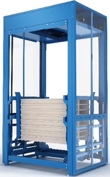 Cheap Payload 300Kg M Pallet Conveyor System Stacker And Dispenser for sale