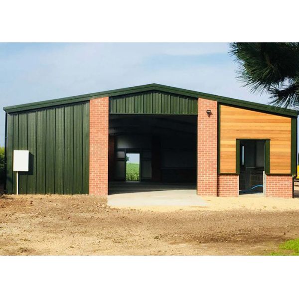 Prefabricated Prefab Modular Light Industry Commercial Metal Structure Steel Storage Building for Smallholding