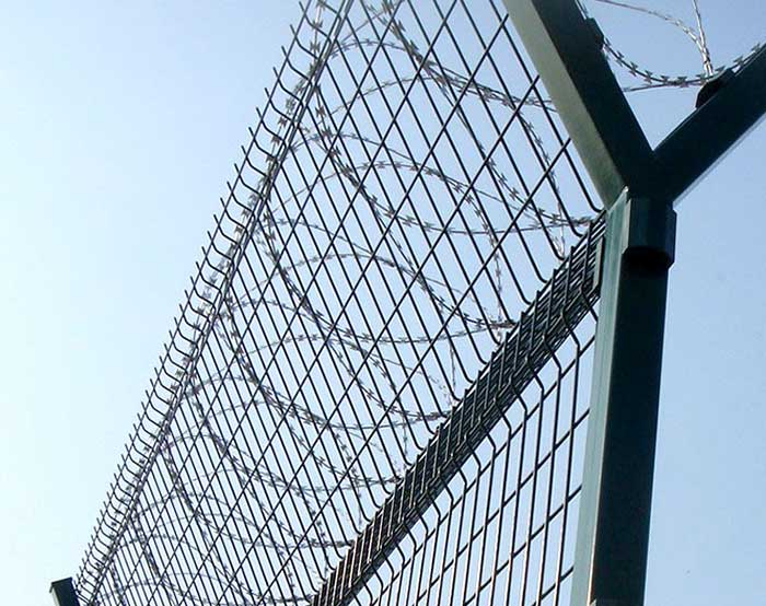 Easily Assembled High Security Anti Climb Airport Fence/358 Fence with and PVC Coating