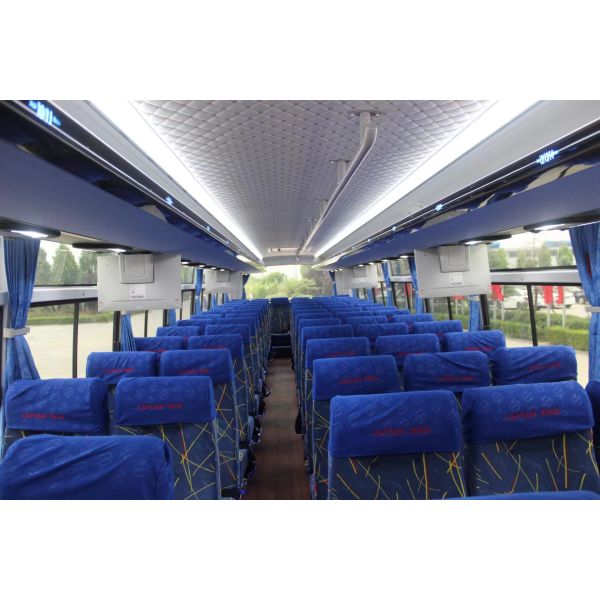 Luxury Buses with 75 1 1 Seats and Multi-leaf Spring Suspension Chassis