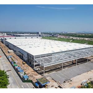Modern Prefab Steel Structure Building Recyclable For Industrial Warehouses