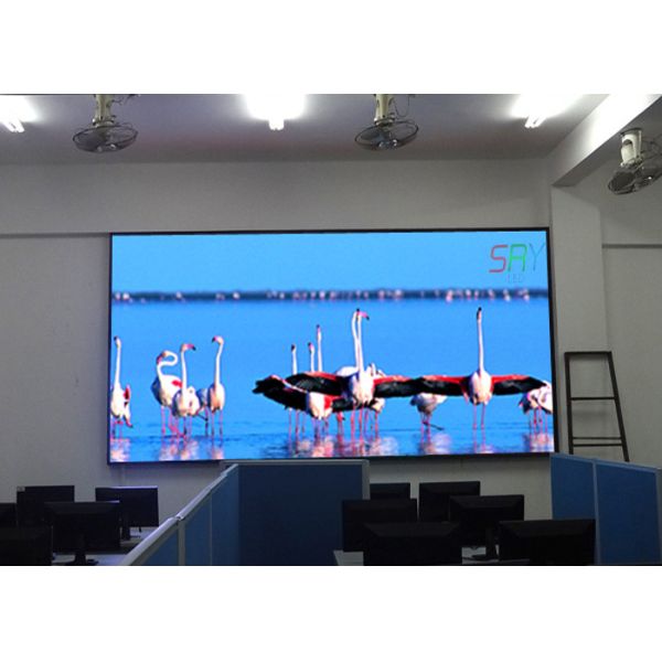 Super HD P6 Indoor Fixed LED Display / Digital Video Wall for Advertising