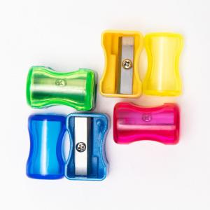 Quality Yellow Red Blue 65Mn Handheld Pencil Sharpener Children wholesale