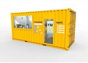 China Gym 3D 20gp Prefab Storage Container Homes on sale
