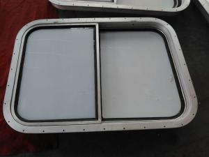 China Bolted Installation Replacement Marine Sliding Wheel House Aluminum Window on sale