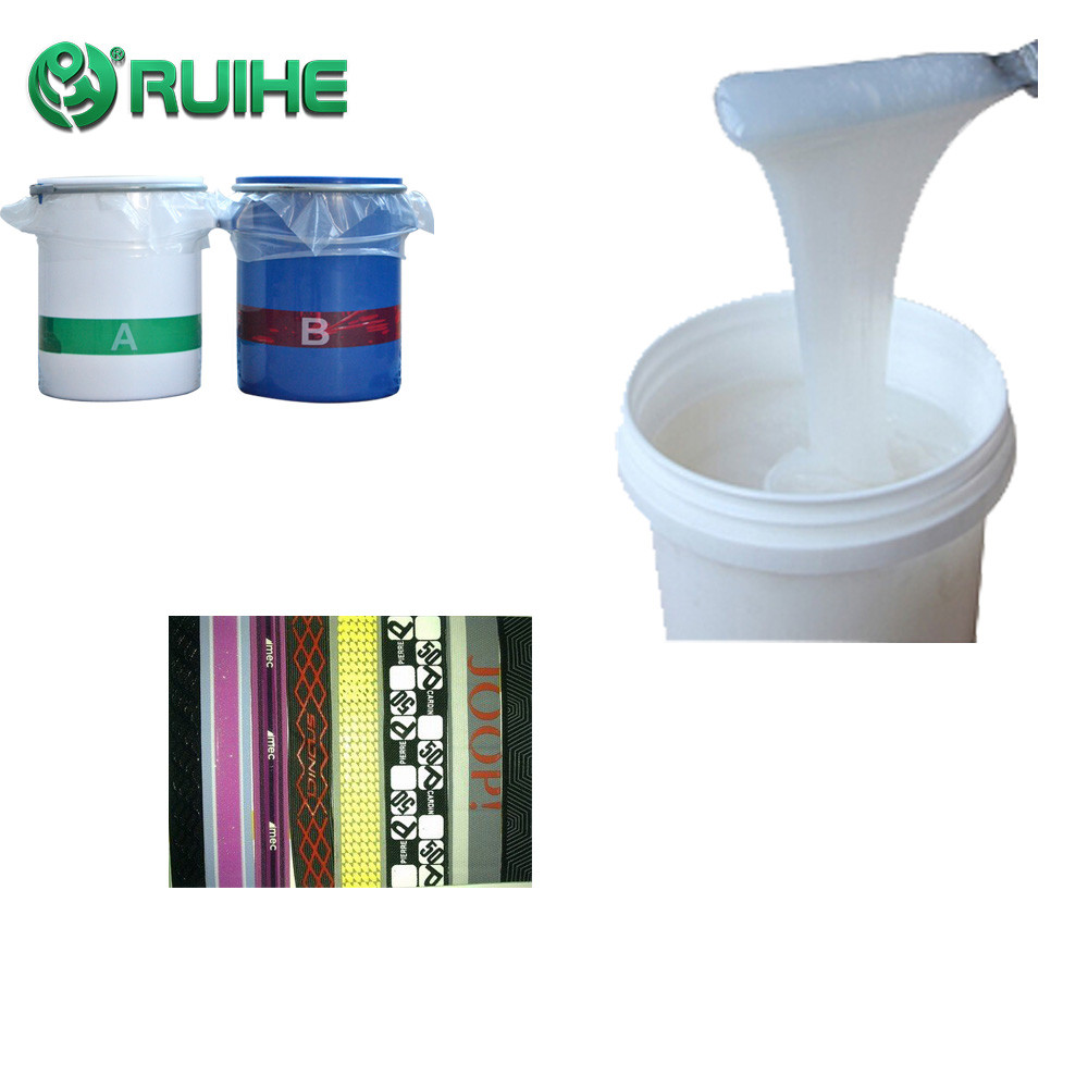 Aging Resistance Liquid Silicone Rubber Textile Fabric Printing Small Deformation Value