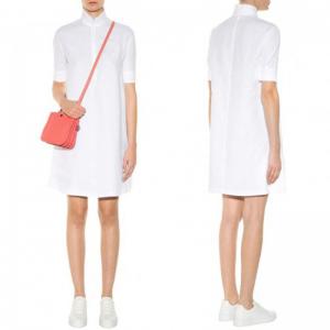 Quality Latest Women Casual Clothing Dresses White Pure Dress Linen wholesale