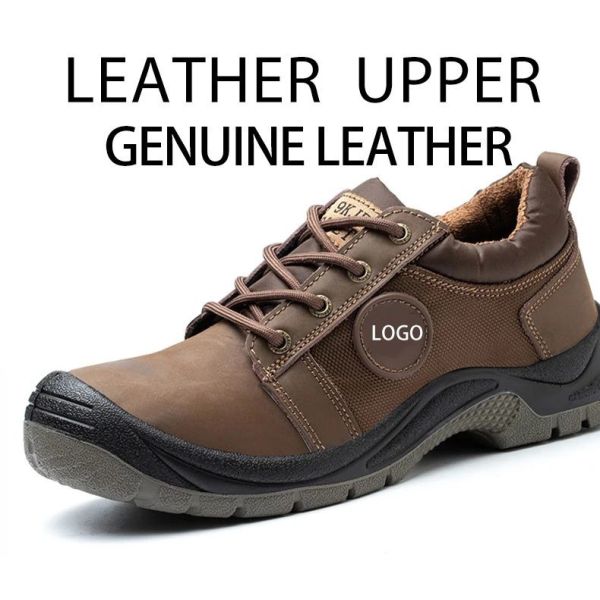Leather Safety Shoes, Steel Toe Work Boots, Construction Requirements Industrial Safety