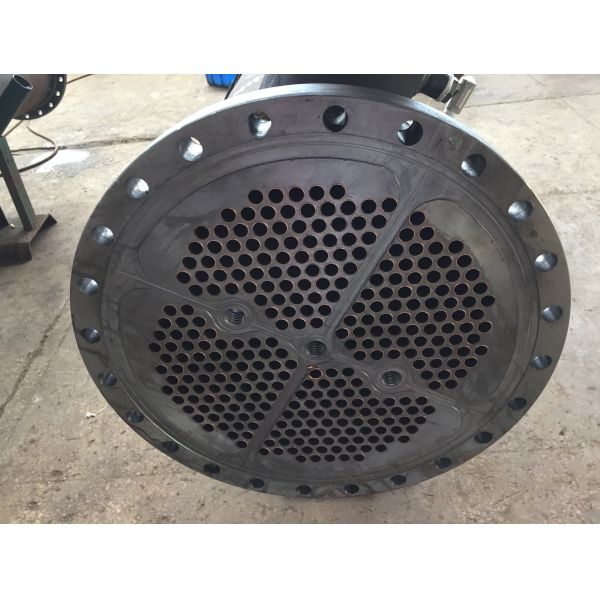 Boiler Stainless Steel Condenser , Horizontal Water To Water Heat Exchanger