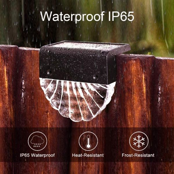 IP44 Waterproof Solar LED Garden Step Lights 8-10 Hours Working Time Small Size
