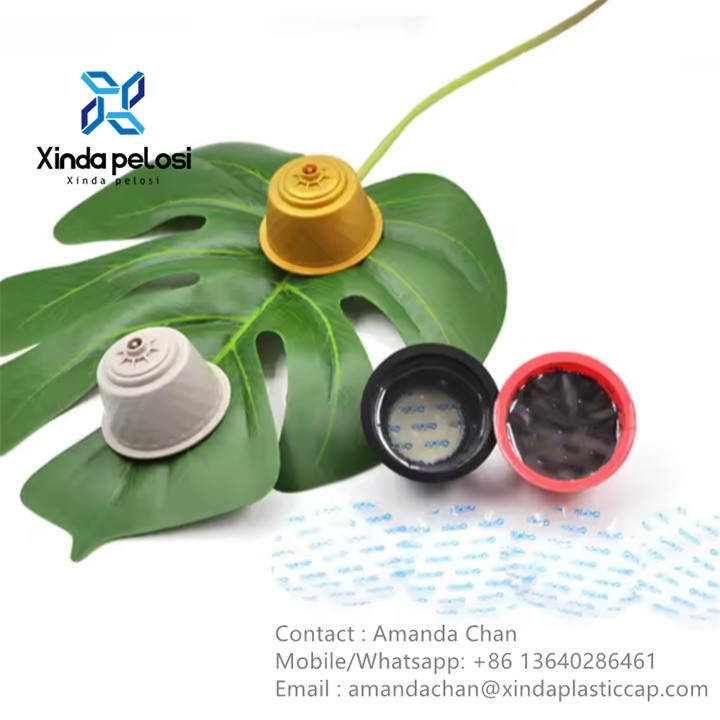 Wholesale Plastic Empty Dried Coffee Capsule Cup With Aluminum Foil Lids