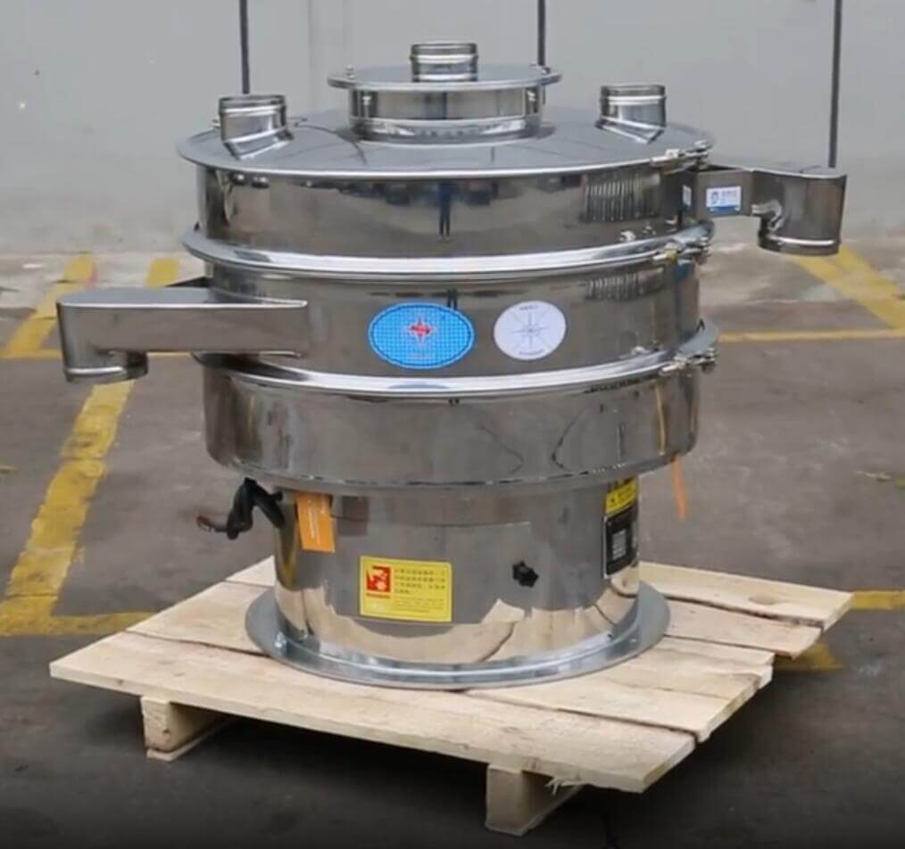 Stainless steel vibratory screening machine