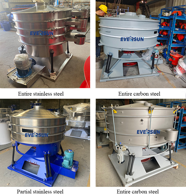 High Capacity Electric Tumbler Sieve Industrial Sifter For Chemical Raw Materials
