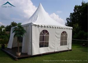850g/Sqm PVC Polyester Coated Gazebo Tents White For Promotional Show