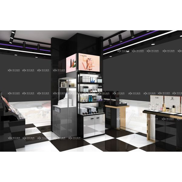 BKC010 Cosmetic Shop Cabinet Perfume Kiosk Beauty Kiosk Display For Perfume Store Display Furniture