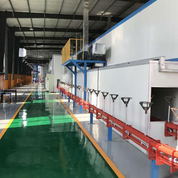 Automated Finish Line Powder Coating Paint Lines Precision Roller Clear Coat Spray Paint Line