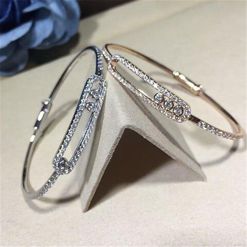 Jewelry factory in Shenzhen, China Mk bracelet 18k white gold yellow gold rose gold diamond bracelet