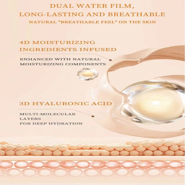 SHOODANA Professional Grade Full Coverage Liquid Foundation Vegan High Quality Matte Moisturizing 30ml Private Label Services