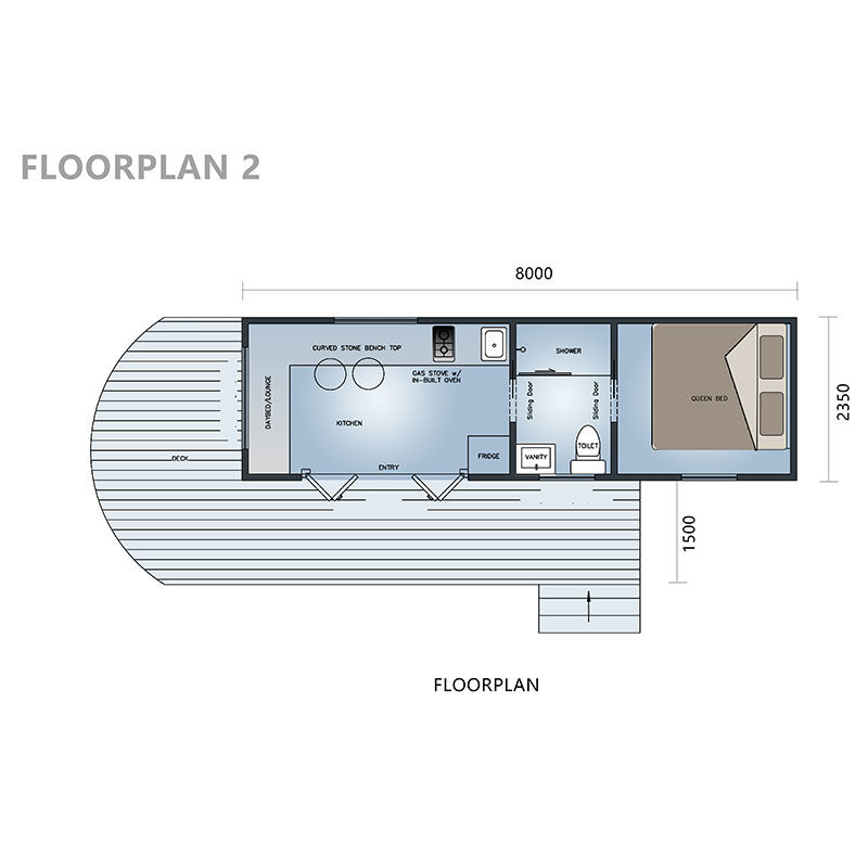 NZ / AS Prefab Modular Tiny House Kit Luxury Prefab Tiny House On Wheels