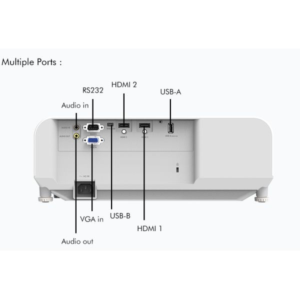 1920x1080 4200 Lumen DLP Laser Projector 4k Built In 10W Speaker